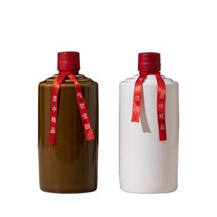 景德镇陶瓷酒瓶空酒壶茅型瓶创意密封家用白酒酒杯酒坛定制1斤