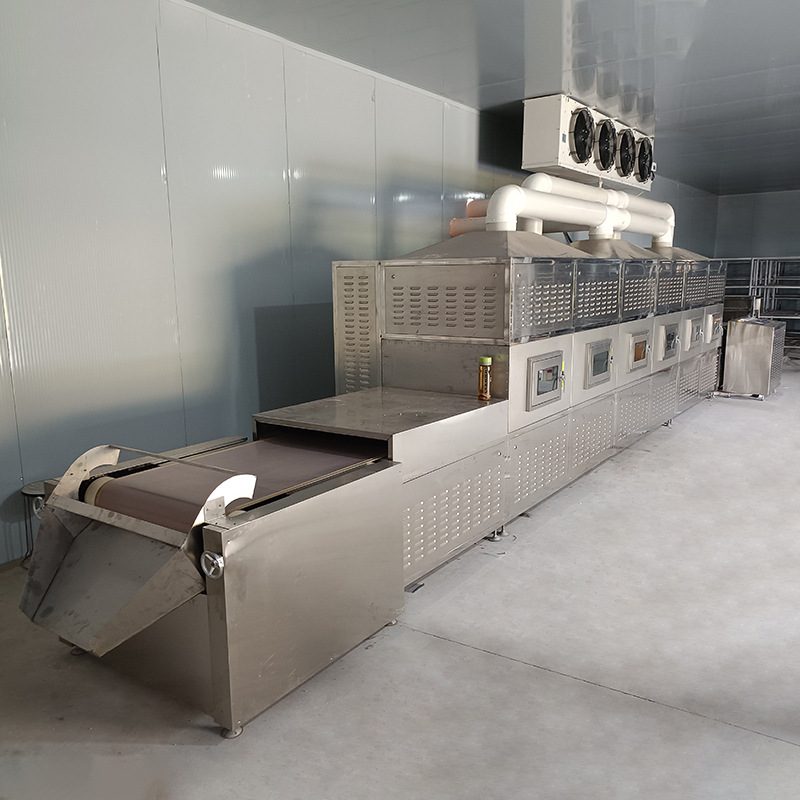 岱骏机械 宠物食品微波杀菌设备 流水线猫粮狗粮干燥脱水设备作业