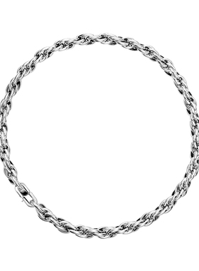 牌嘻哈项链毐创钛钢钛钢