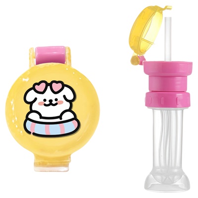 矿泉水吸管盖喝水防呛神器转换头儿童便携式瓶盖宝宝饮料瓶转换嘴