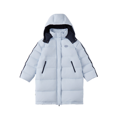 cicochild防钻绒中长款羽绒服