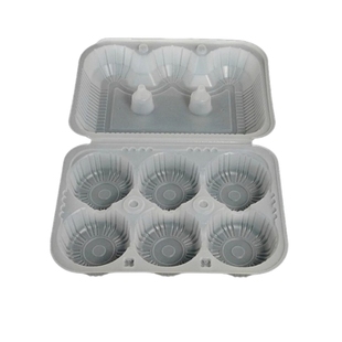 一次性包子打包盒烧麦卡通包大汤包小笼包包装盒泡芙六个青团子盒