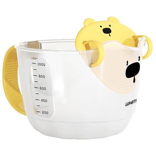 食品级过滤量杯带刻度鸡蛋液1000ml大容量厨房用烘焙打蛋杯淘米杯