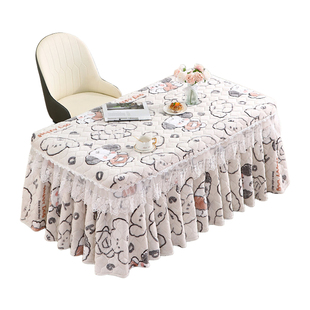 长方形烤火桌子罩套加厚电炉罩新款茶几罩双面绒电烤火桌布罩冬季