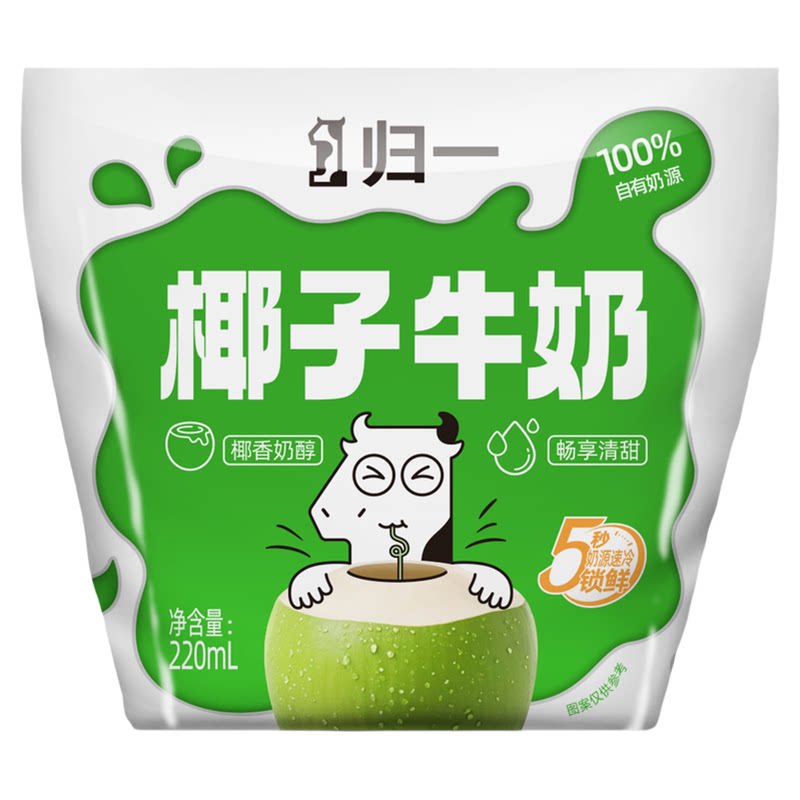 归一巧克力甜牛奶可可草莓椰子味