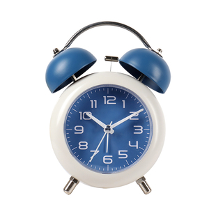 汉时时尚简约学生用静音打铃闹钟卧室现代儿童桌面夜光时钟HA18-F