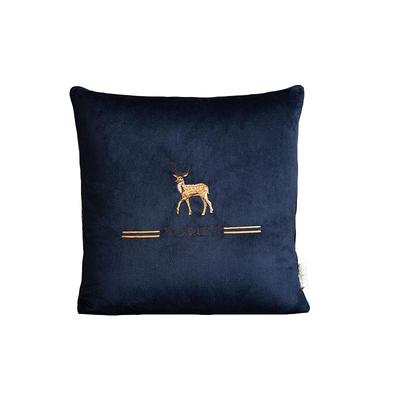 北欧加厚两用抱枕被水晶绒毛毯