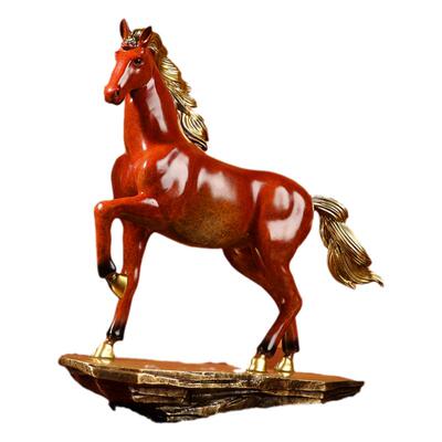 铜一家飞黄腾达摆件家居装饰乔迁礼物客餐厅酒柜办公室手工新品