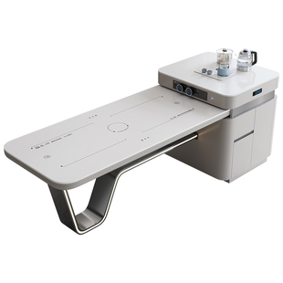 2025新款龙抬头岛台餐桌一体家用导台现代简约岩板多功能倒台