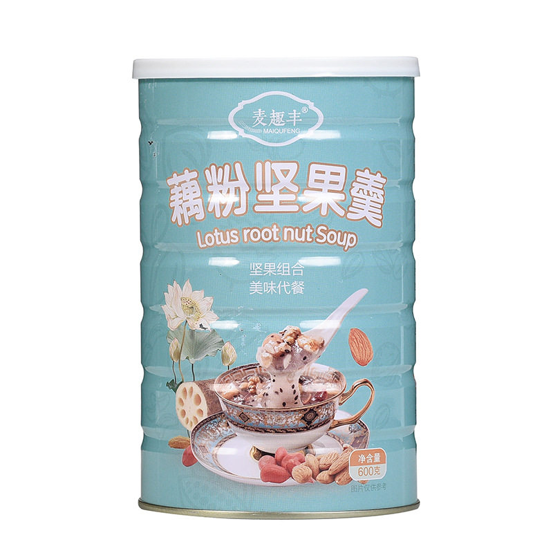 麦趣丰坚果藕粉羹代餐饱腹罐装