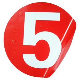 2厘米pvc不干胶 防水 号码贴 数字贴 编号贴 桌号门号柜号贴纸