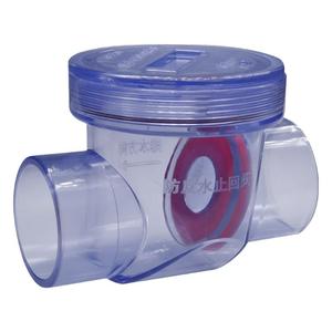 50止回阀厨房防返水止逆阀单向阀透明防反水单向阀防倒灌防回水阀