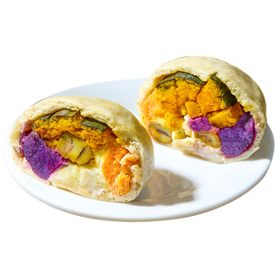 锦溪麦田五谷丰登大馒头杂粮粗粮代餐速食营养早餐半成品加热主食