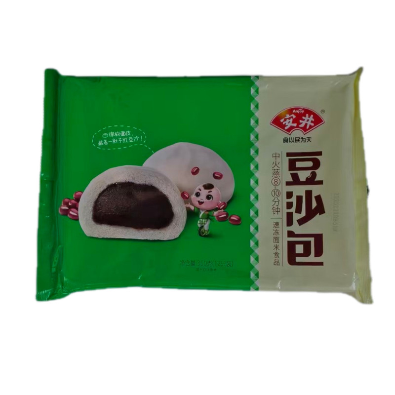 安井豆沙包360g*12包整箱速食