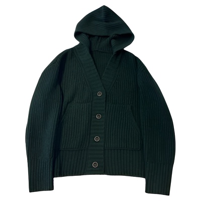 【BARRIFAIT】百搭时尚休闲宽松羊毛针织连帽加厚毛衣开衫外套