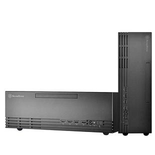 银欣SilverStone ML11B 直立横卧M-ATX小机箱/TFX电源/支持光驱