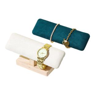 实木单层手表手链展示架珠宝店手串饰品收纳架摆摊饰品架陈列道具