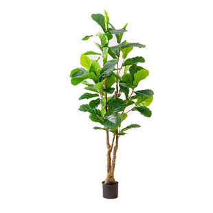 琴叶榕仿真绿植假树室内装饰大型落地盆栽摆件客厅高级感仿生植物