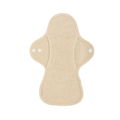 棉小姐彩棉可水洗纯棉针织面5片250mm卫生巾棉柔亲肤透气姨妈巾