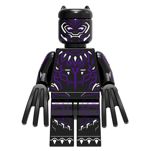 黑豹2钢铁之心复联5BlackPanther小人仔漫威电影玩具机甲积木人偶