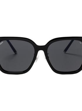 WOOM潮酷黑框墨镜时尚方框百搭遮阳护眼ins防紫外线太阳镜WM1X003