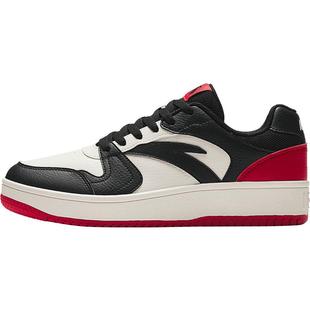 安踏新年板鞋男鞋冬季2026新款旗舰正品低帮男士休闲鞋红色运动鞋