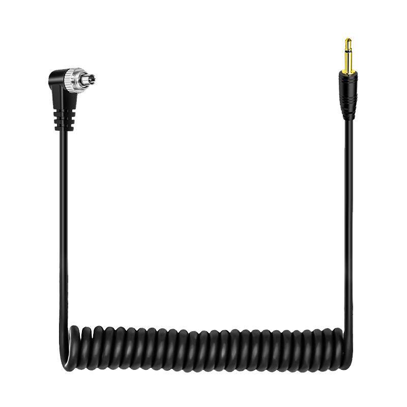 2.5mm快门连接线微单反相机引闪滑轨器PC适用佳能富士索尼康松下