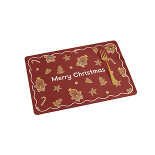 圣诞餐垫防水防油免洗桌垫过节装饰氛围感桌面垫防烫耐高温隔热垫