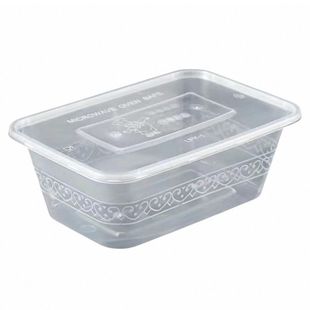 食品级圆形外卖打包盒一次性餐盒长方形饭盒塑料加厚汤碗带盖家用