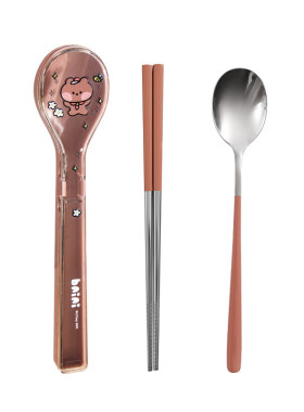 LINE正版联名便携筷勺餐具套装
