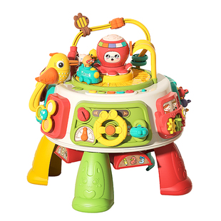 多功能早教百宝箱六面体0到1周岁6个月8婴幼儿童宝宝益智忙碌玩具