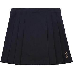 eland kids衣恋童装春秋女童百褶裙学院风半身裙开学复古短裙裙子