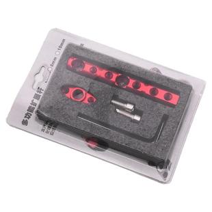 摩托车多功能平衡杆电动车扩展支架后视镜座导航改装车把射灯横杆