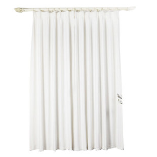 白色遮阳保暖窗帘布拍摄背景透光不透人定制窗帘落地窗卧室成品布