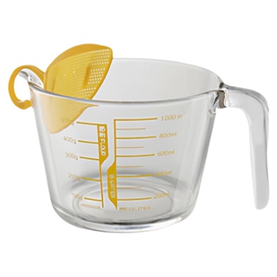 玻璃量杯带刻度耐高温家用