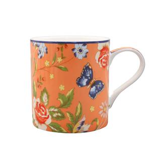 英国Aynsley安斯丽小屋花园家用骨瓷马克杯情侣茶杯精致喝水杯子