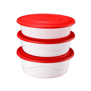 加厚圆形一次性快餐盒外卖打包盒透明塑料汤杯饭碗带盖可定制微波