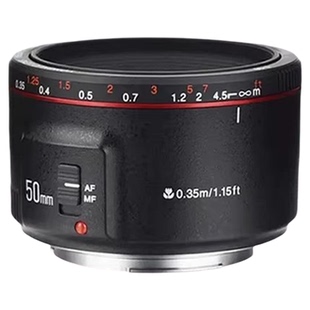 永诺50f18小痰盂镜头户外二代50mm F1.8适用佳能索尼尼康定焦镜头