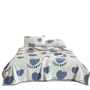 毛毯子空调薄盖毯被牛奶珊瑚绒四季通用夏季毛巾办公室午睡床上用