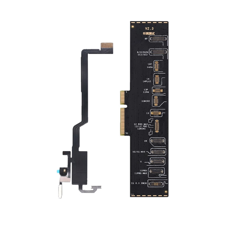 鲁斑鲁班听筒排线15 12 X XR XS 11PM 13原彩面容14感应泛光修复