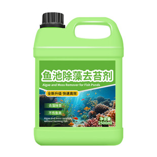 除藻剂鱼缸专用鱼池灭藻去除绿水褐藻清除黑毛水藻绿藻青苔克星贰