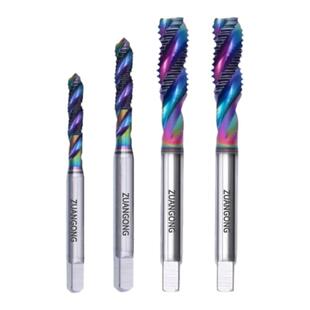 进口七彩铝用牙套螺旋先端挤压丝攻ST6M12公制美制铝用牙套丝锥