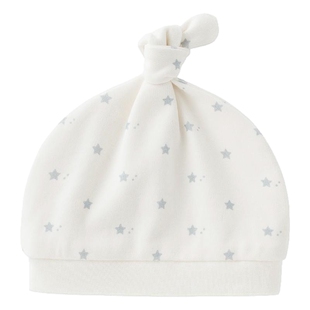 【呼呼棉】新生宝宝可爱胎帽春秋季外出护囟门帽婴幼儿纯棉小帽子