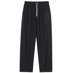 JDV男装季新款纯色基础款松紧腰休闲裤舒适百搭宽松长裤子时尚