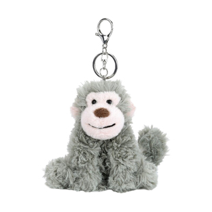 McHugs生气猴子钥匙扣玩偶娃娃公仔毛绒挂饰包包挂饰挂件生日礼物