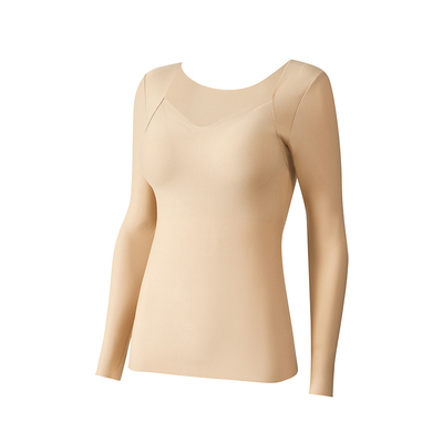 婷美免穿文胸保暖女保暖上衣