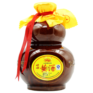 甘肃特产平凉传统工艺黄米酿造崆峒黄酒半甜黍米酒1000ml坛装包邮