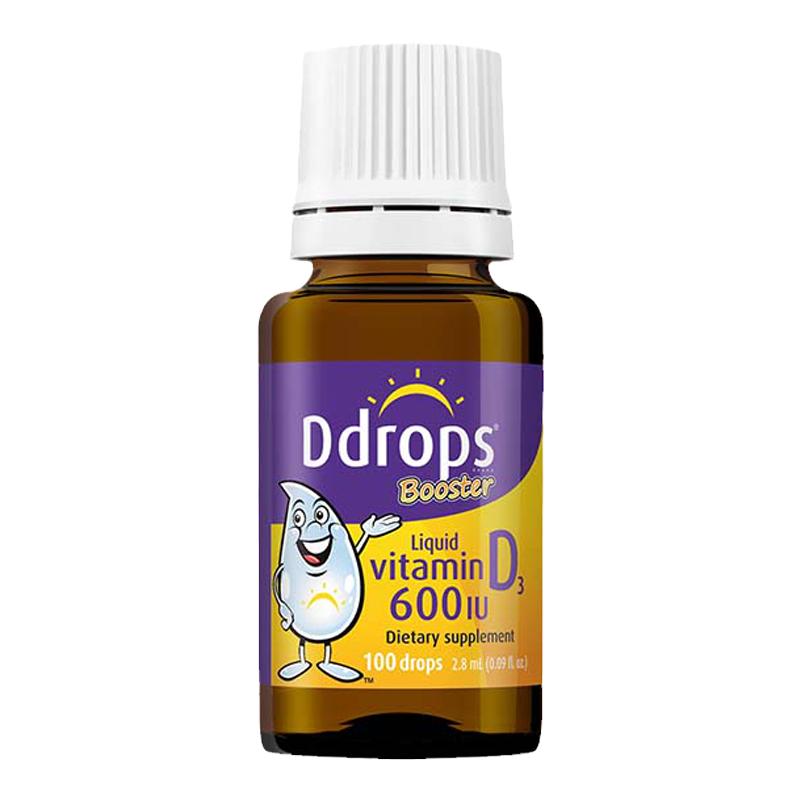ddrops维生素D3滴剂600iu进口