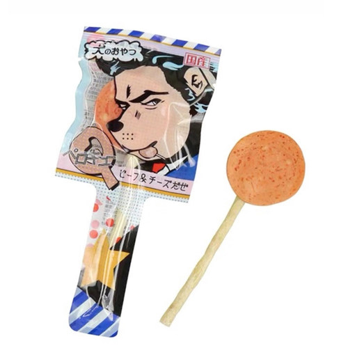 布丁妹妹 wanwan宠物棒棒糖狗狗零食磨牙洁齿鸡肉鸭肉梨训练奖励
