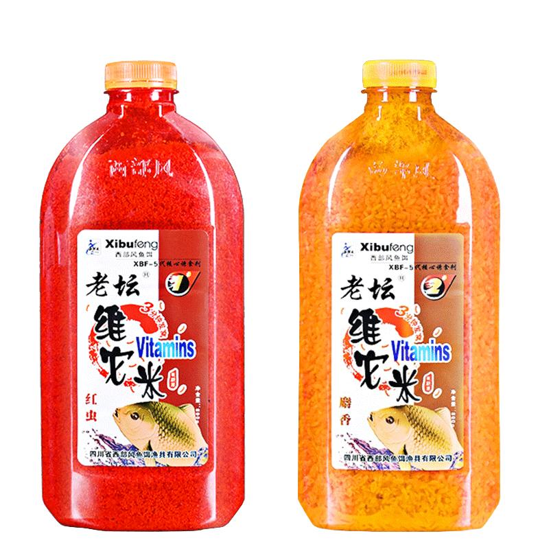 西部风老坛维它米鱼饵料酒米打窝